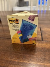 NOS 3M Post-it FLAG DISPENSER Great Organizer Holds All Sized Flags