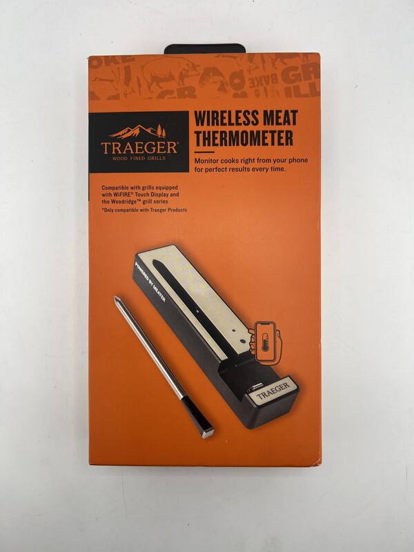 TRAGER WIRELESS MEAT THERMOMETER WIFI COMPATIBLE GRILL BAC785
