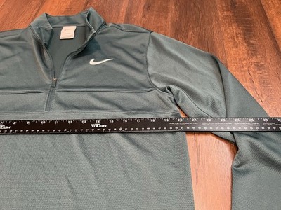 Nike Golf Dri-FIT 1/2 Zip Pullover Shirt Men's Small Green CK6076