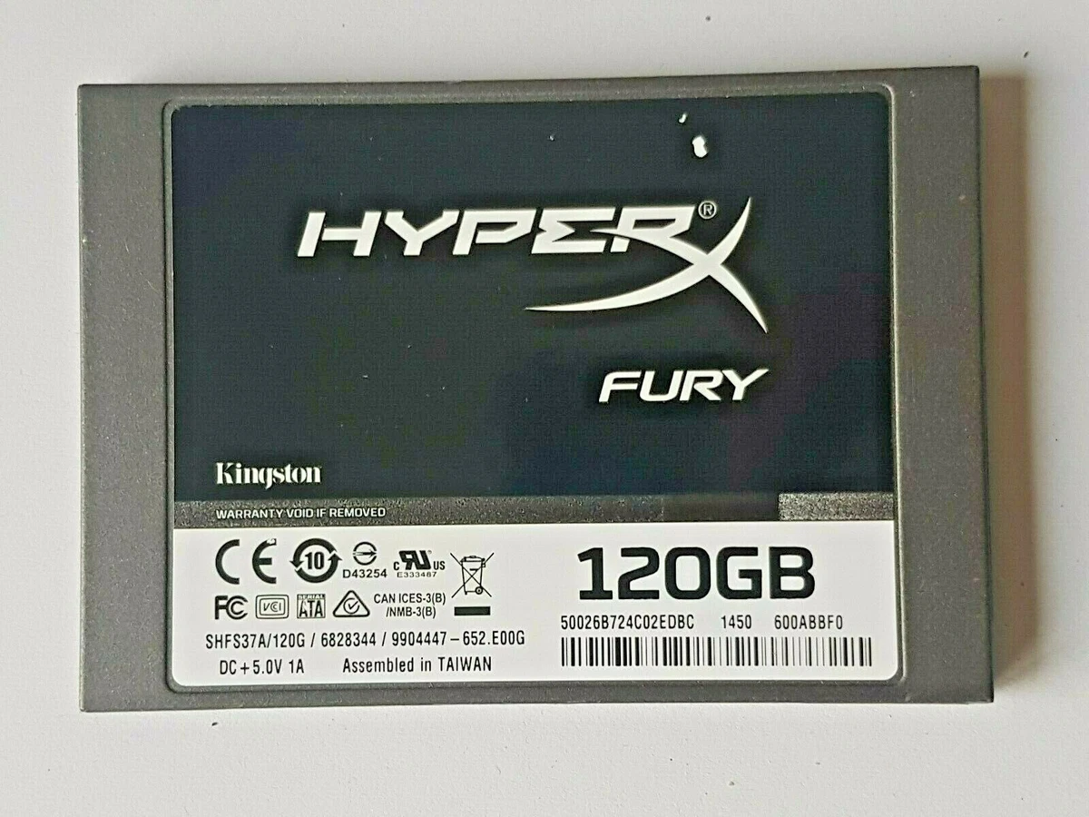 120 GB SATA Kingston Hyperx Fury SHFS37A SSD 2.5 Hard Drive eBay