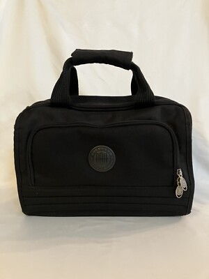 RICARDO BEVERLY HILLS BLACK HANGING TRAVEL BAG STYLE #2413 TOILETRIES  ORGANIZER