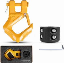 New Winch Hook 8t Rubber Stopper Set For Synthetic Winch Rope Utv Atv Off-road