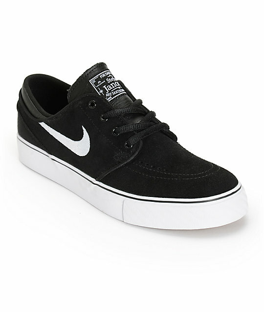 nike sb shoes black and white
