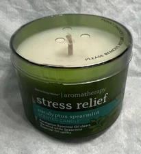 NEW Bath & Body Work SLATKIN & CO 1.6oz Eucalyptus Spearmint Mini Scented Candle