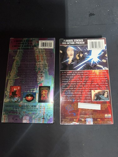 HEAVY METAL LOUDER & NASTIER THAN EVER 1981 VHS + 2000 PROMO VHS Factory Sealed - Picture 2 of 4