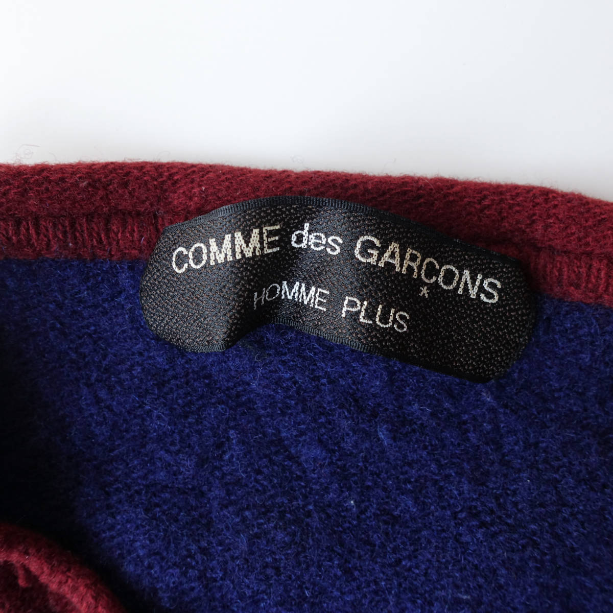 1994 AW Comme Des Garcons Homme Plus Full Length Knit Blue 1994 AW Comme Des Garcons Homme Plus Full Length Knit Blue