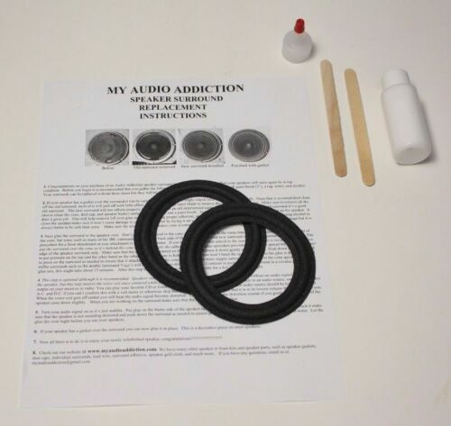 Acoustic Research AR 6" / 6.5" Foam Surround Speaker Repair Kit - Fits AR 8B & Many Models