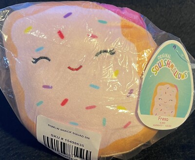 Squishmallows Snack Squad Fresa the Toaster Pastry 5