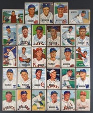 1951 Bowman Starter Set High Numbers 29 Cards VG