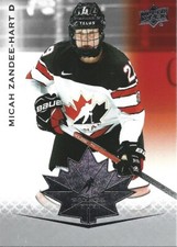 Micah Zandee-Hart #56 - 2021 Team Canada Juniors - Base