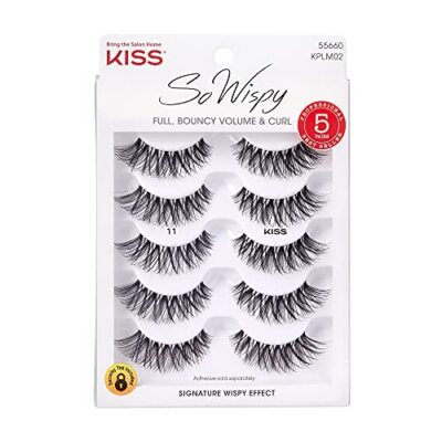 KISS Lashes | So Wispy False Eyelashes | Multipack #11 (Package May Basic
