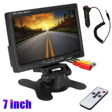 7" Monitor For Car Rear View Backup Camera HD Parking System Night Vision