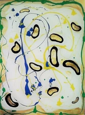 PAINTING, 'FAITH ABIDES...WITHIN', ACRYLIC ,ORIGINAL,PAPER BOARD, FREE SHIPPING!