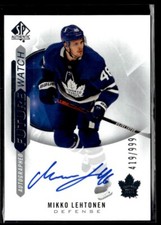 2020-21 SP Authentic Future Watch Auto Mikko Lehtonen 419/999 #230 H7R1H
