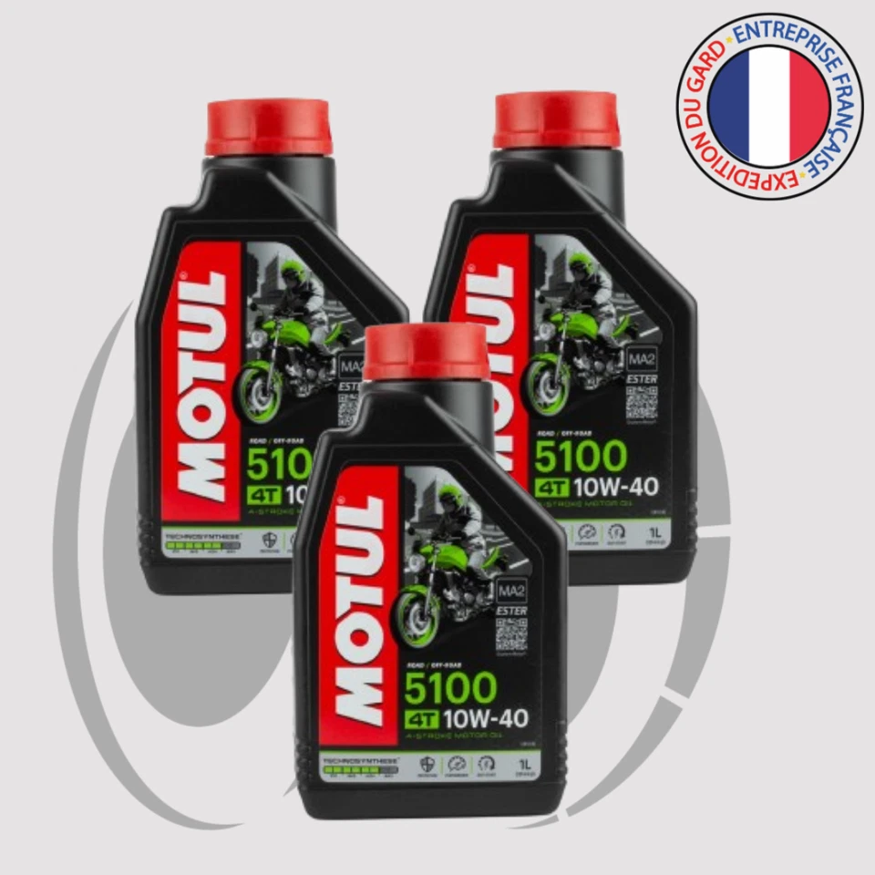 MOTUL 3L Huile moteur 10w40 MOTUL pour YAMAHA XP 500 TMAX de 2001 à 2016 T-MAX - Photo 1/1