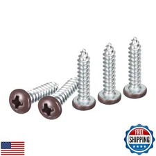 DTGN #8x3/4" Brown Pan Head Phillips Sheet Metal Screw - 25Pack - Zinc Plated