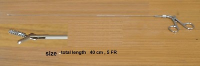 urology Forceps pipe double action jaws length 40 cm .5 Fr instruments 