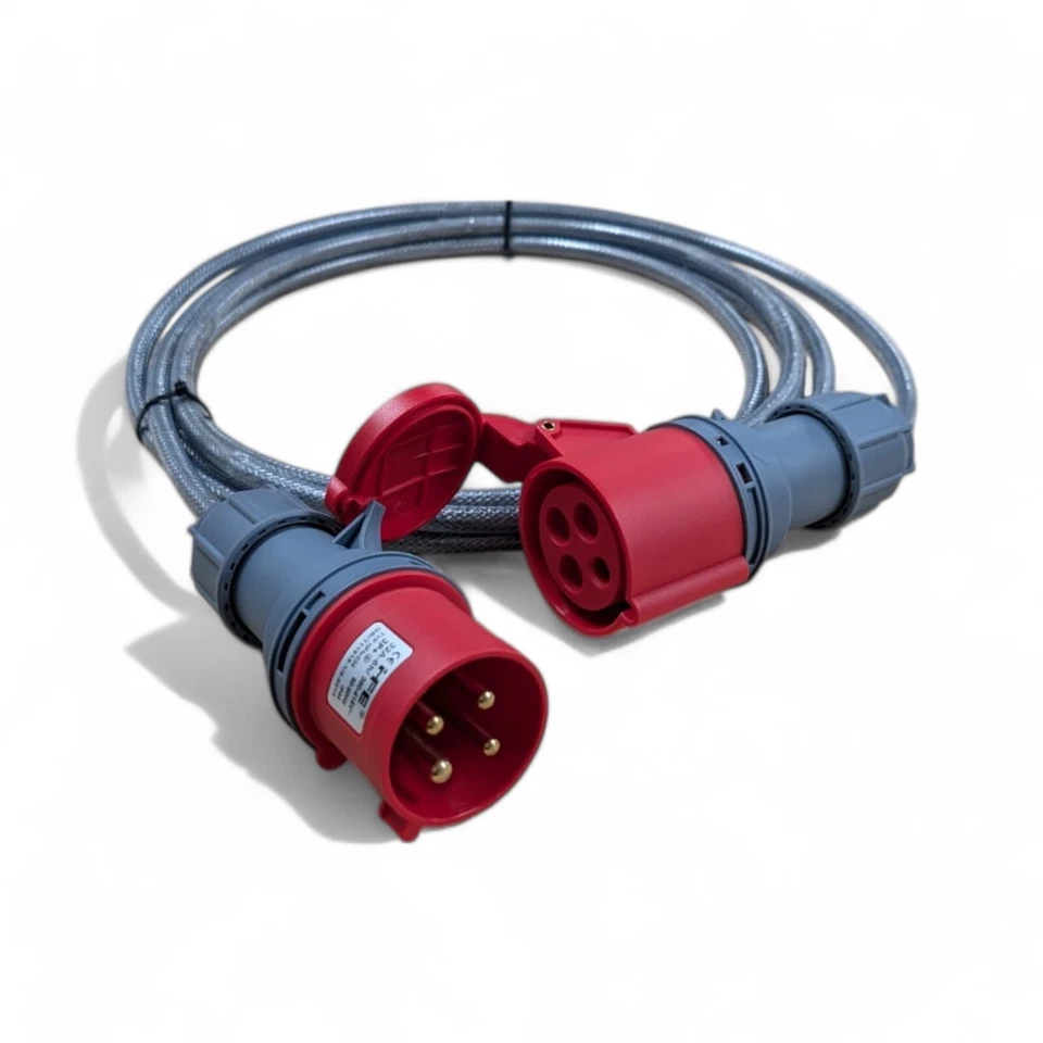 3 PHASE EXTENSION LEAD 16A/32A | 4/5 PINS | 415V - IP44 - SY ARMOURED CABLE! - Image 2 of 4