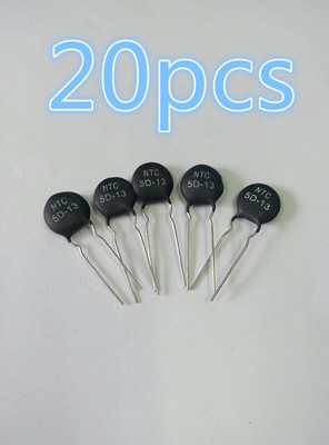 20pcs Thermistor Temperature Sensor NTC MF72 +/-20% 13mm 5D-13
