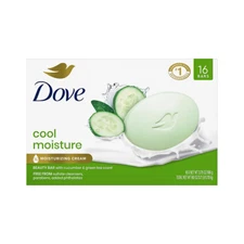 Dove Beauty Bar With Cucumber and Tea Scent - Cool Moisture, 16 ct./3.75 oz.
