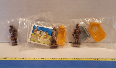 3 Kinder Egg Prizes Surprises Toys K96 Swiss Guards Metal Candy Co Chocolate