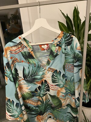 Anni for Friends Bluse Gr. 48 Sommer Sonne Strand Feeling WIE NEU