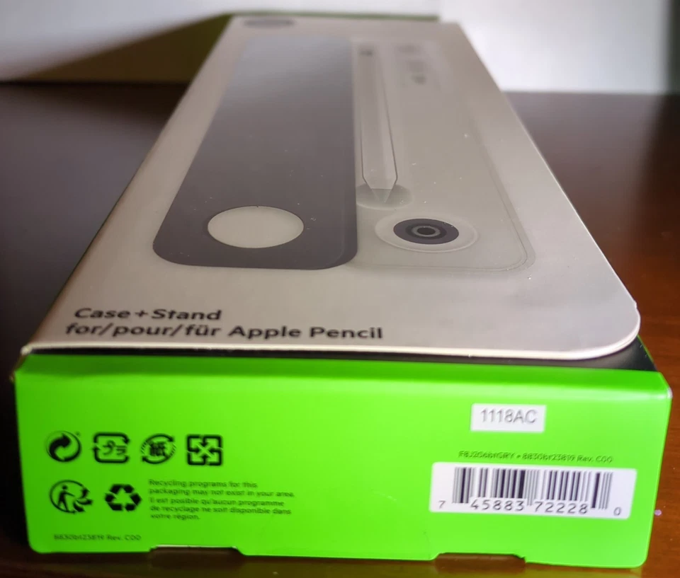 Belkin - Estuche + Soporte para Apple Pencil - Gris - Sin Lápiz  Foto 2 de 4