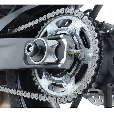 R&G Spindle Sliders Black - Yamaha R7 2022