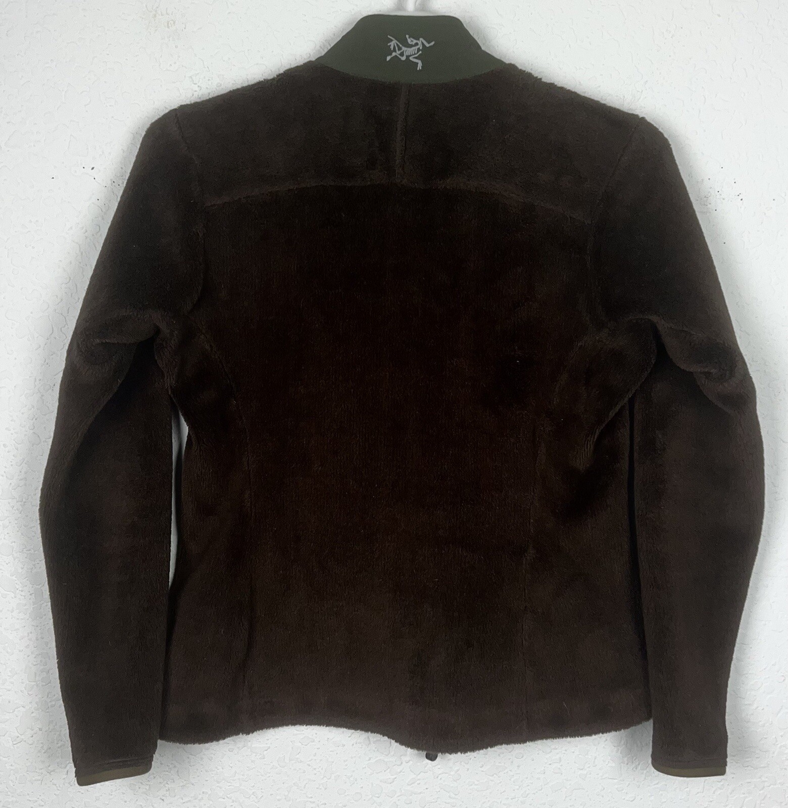 ARC'TERYX Arc’teryx Cappotto Giacca Donna Covert Polartec Marrone Pile Full Zip M 8 10