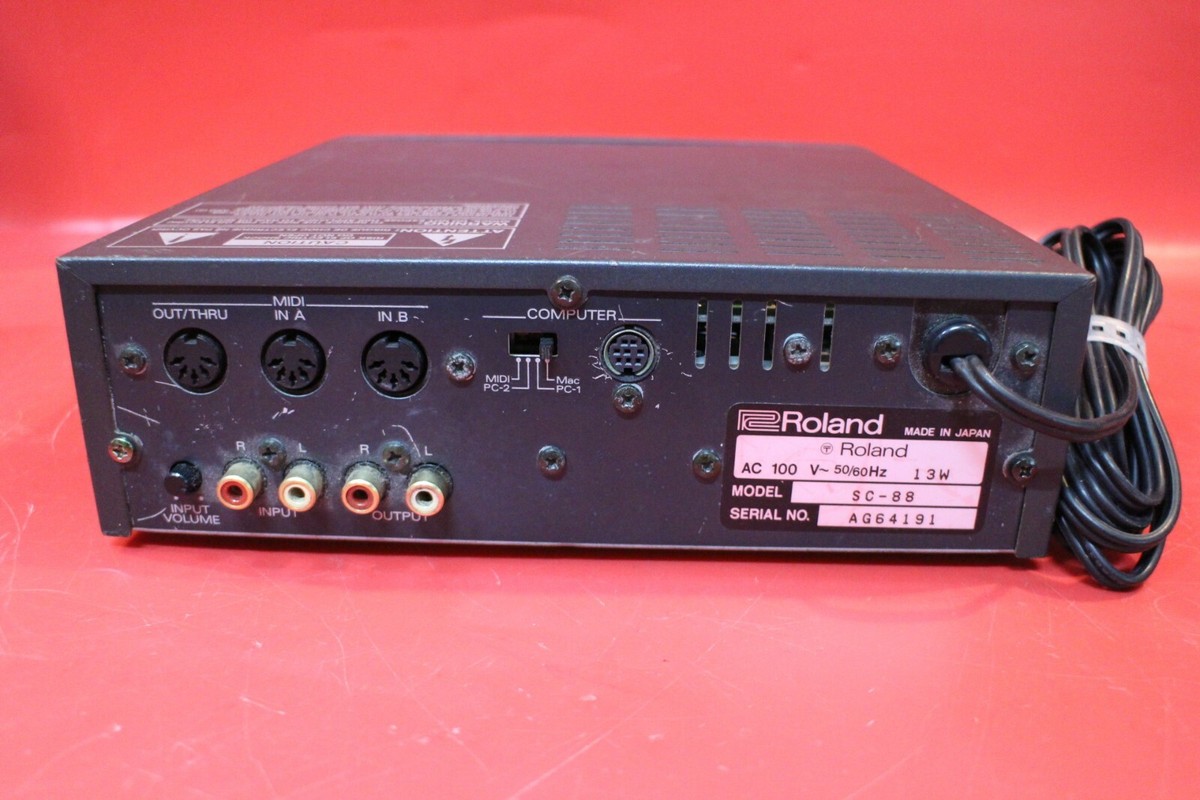 USED Roland SC-88 sc 88 Sound Canvas Module Synth Rack U1073
