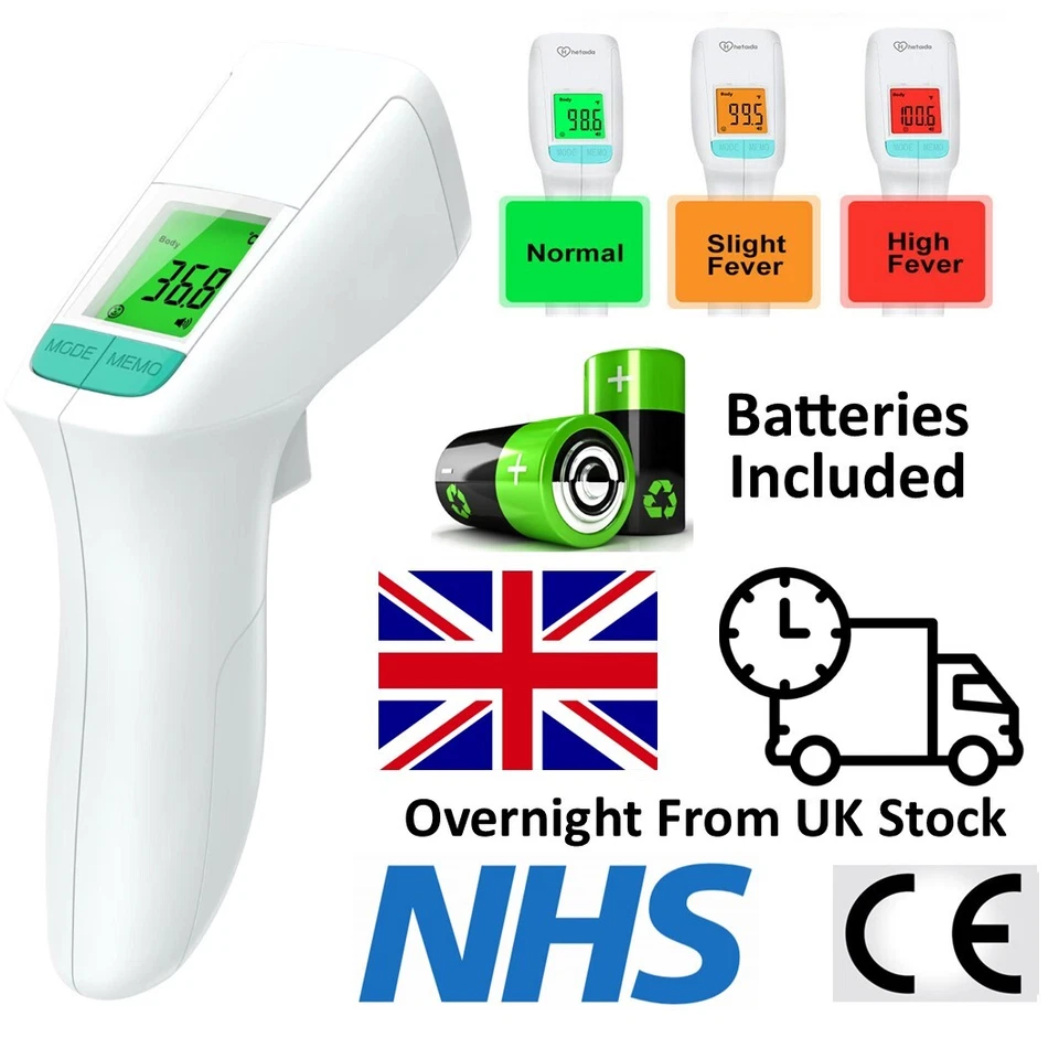 Digital Thermometer Contactless Forehead Best Baby Child Adult Non Contact