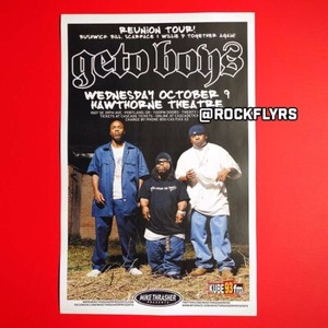 GETO BOYS 2013 Concert Promo 11x17 Street Poster. Portland Oregon
