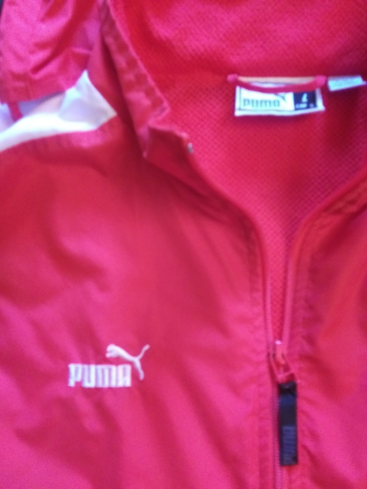 Vintage Puma Jacket Mexico Olympic Red White Sized L but fits Bigger like XL/XXL thumbnail 4