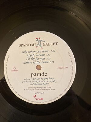 Spandau Ballet Lp Parade 1984 N. M In Shrink | eBay