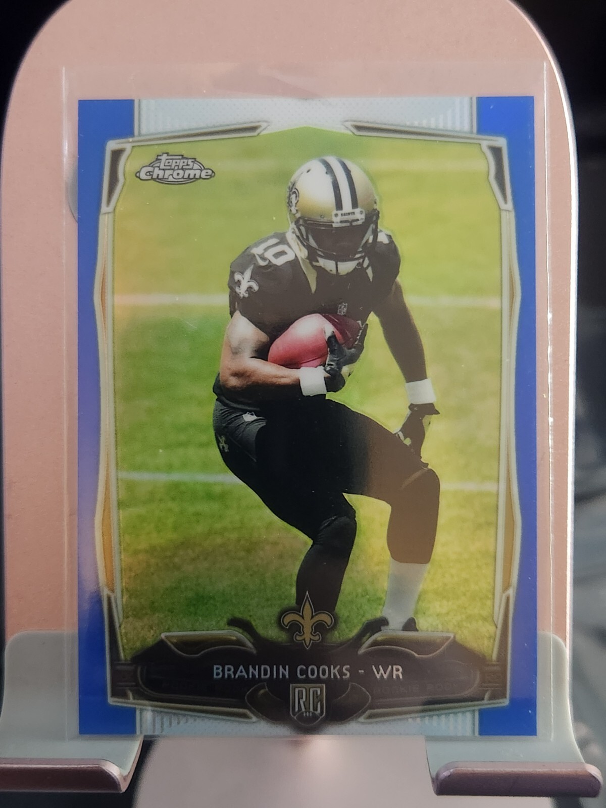 2014 TOPPS CHROME BLUE REFRACTOR BRANDIN COOKS SER# 58/199