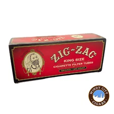 Zig Zag Red King Cigarette 200ct Tubes - 5 Boxes