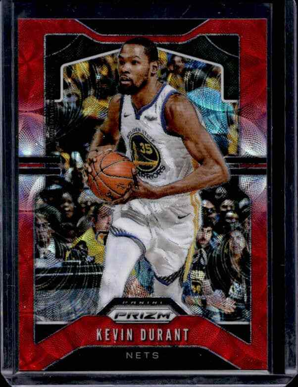 2019/20 Panini Prizm Kevin Durant #210 Red Scope /88