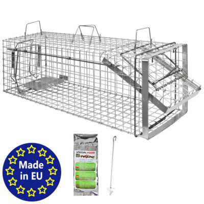 Tierfalle Lebendfalle Marderfalle Fuchsfalle 102 x 34 x 34 Heavy Petigi