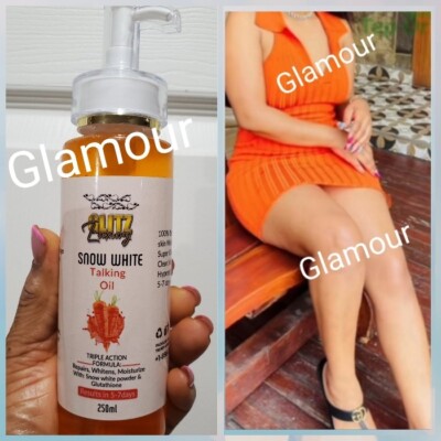 Glitzluxury  Snowwhite talking oil 250mlx1  triple action Oshaprapra formula