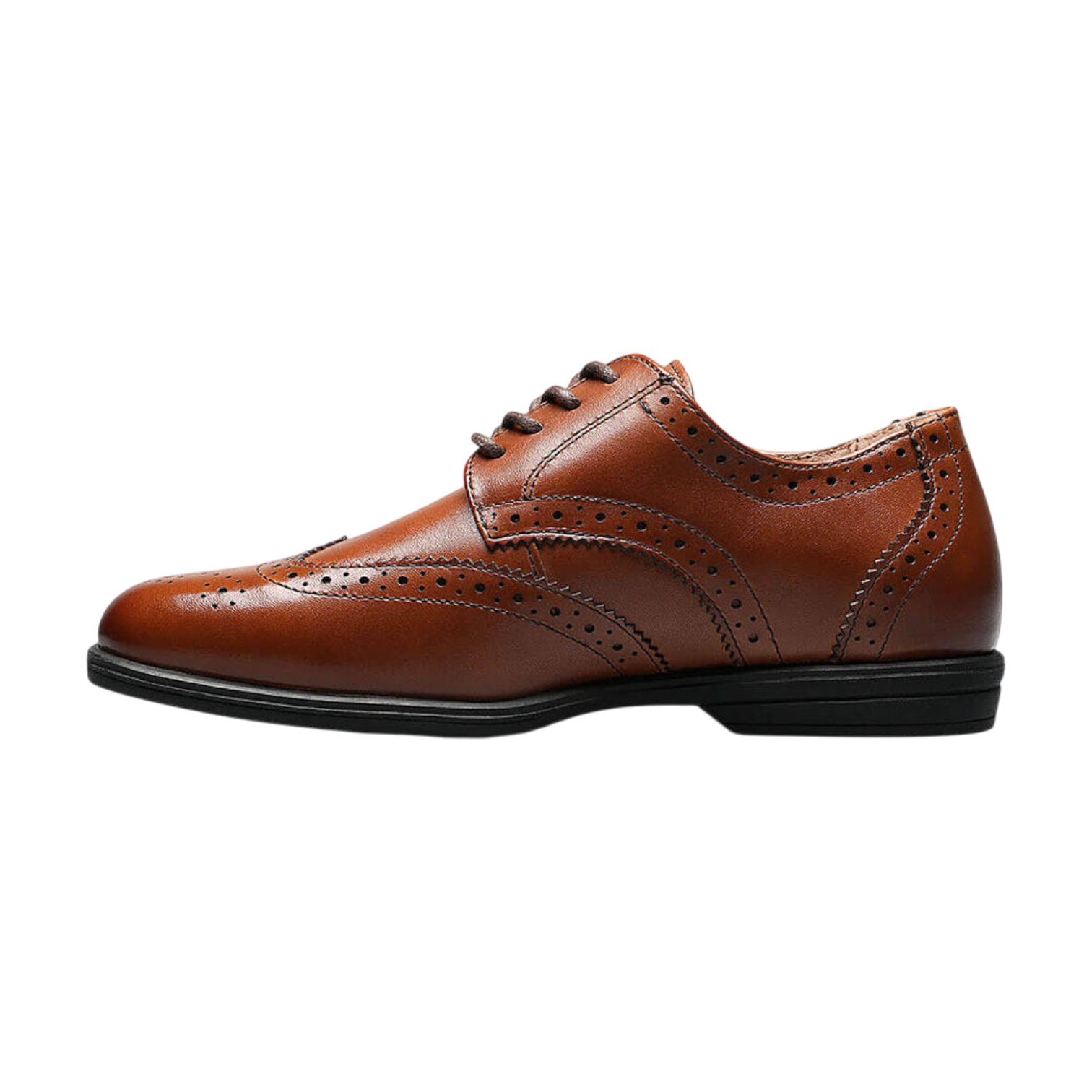 SAOLA Oxford Juniors Florsheim Reveal Wing pelle cognac taglia 7 M US [16574 221]