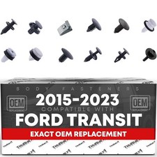 Body Fastener Kit - Compatible with 2015-2023 Ford Transit - Suitable for Bum...