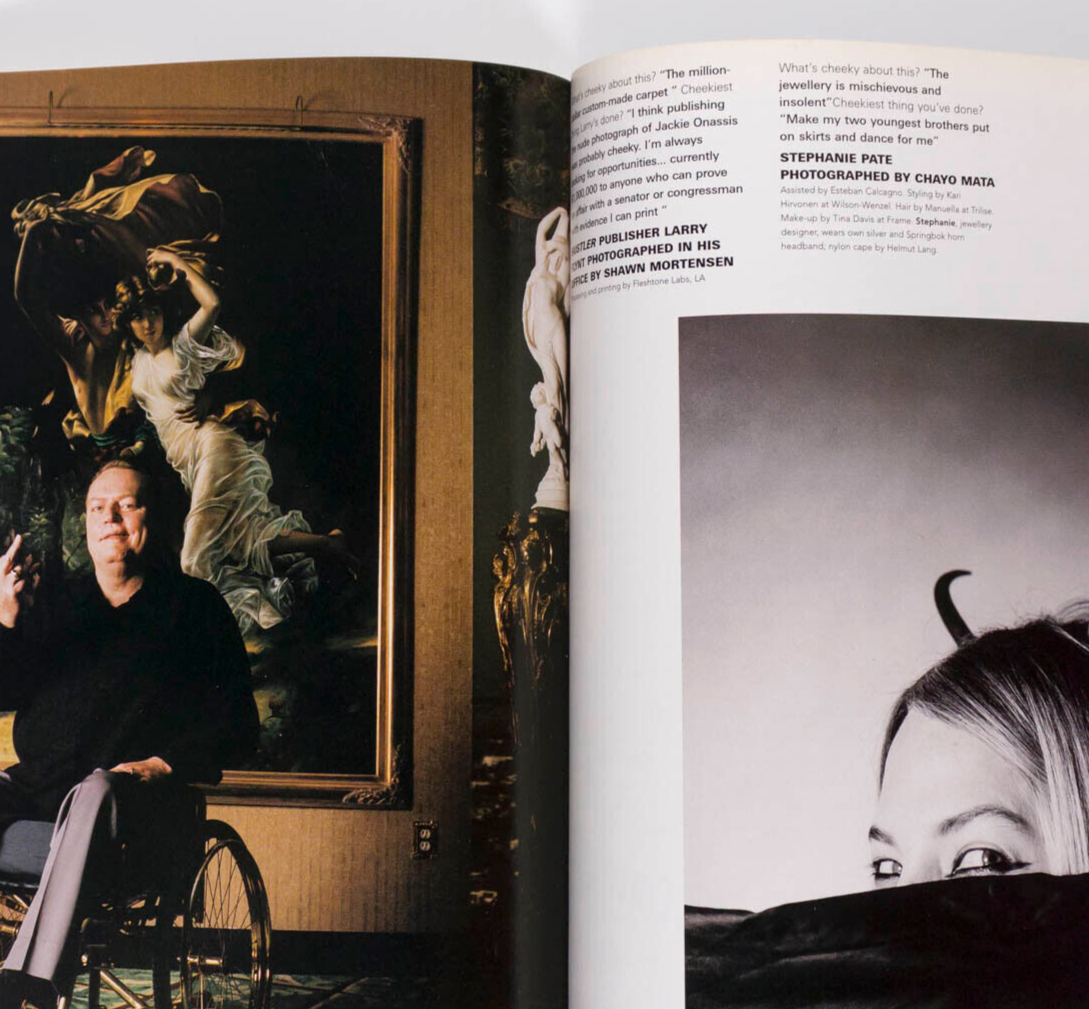 GISELE BUNDCHEN 1st i-D MAGAZINE Helmut Lang ROSE McGOWAN