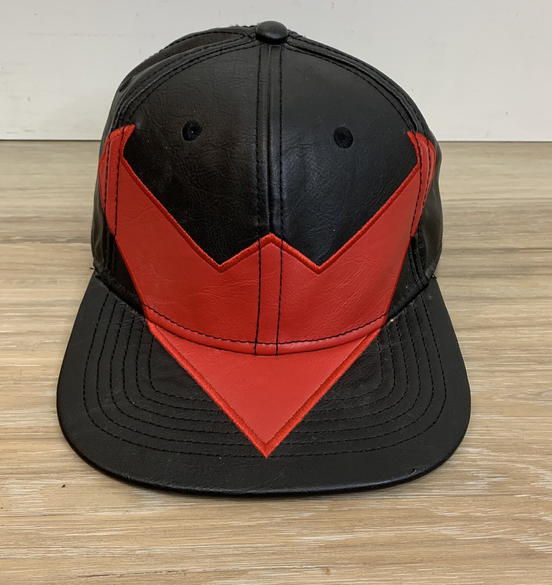 BATMAN NIGHTWING DC Comics Leather Baseball Cap Hat One SIze