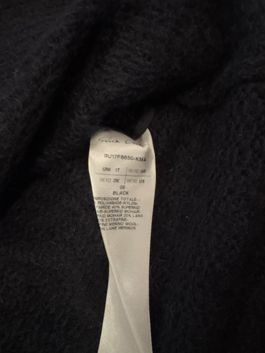 Rick Owens Men's Glitter F/W 17 Mohair Sweater One Size | eBay