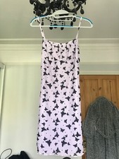 Shein Lilac Strappy Butterfly Bodycon Dress Size XS