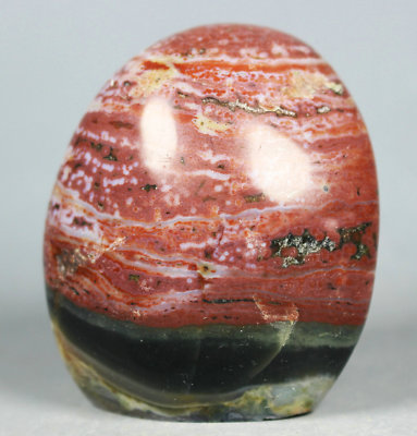 Collection Amazing Orbicular Ocean Jasper Agate Small Druzy Slab