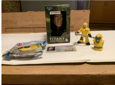 Breaking Bad, Saul Nerd Block, Imaginext Series 3 Hazmat, New Mex Jesse License