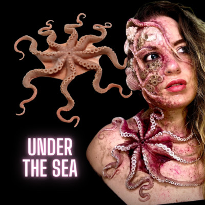 Der Octopus | Wiederverwendbare Silikonprothese | SFX MakeUp | Piraten der Karibik