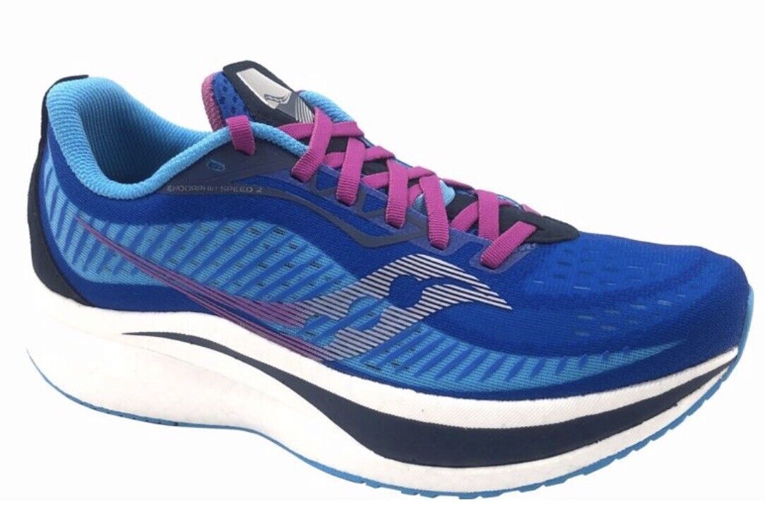 Saucony Endorphin Speed 2 Royal Blue Running Shoes S10688-30 Womens Size 10