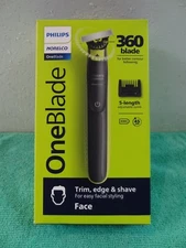 NEW  Philips Norelco OneBlade Personal Trimmer, Edger, and Shaver FACE QP2724/70